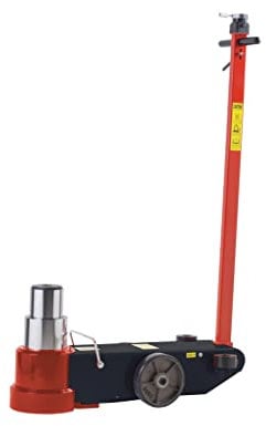 KS Tools - 160.0745 - Cric hydropneumatique - capacité 80t / 50t - Livré avec 2 réhausses 75 + 45 mm