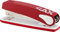SAX 249 Metallhefter, bis zu 25 Blatt, Robust & Stilvoll, Bewährte Qualität, Ideal für Büro und Schule, Rot