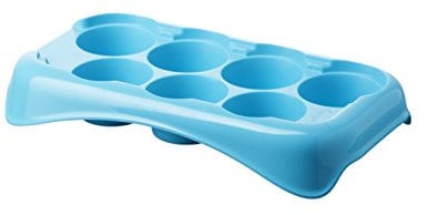 Nicetray Ice Cube Tray Easy Pop Maker Ice Cube Top Mould 7 Ice Cubes - Blue Freeze