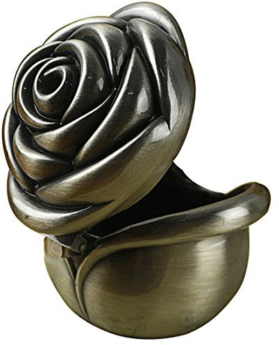 Unendlich U Klassisch Rose Form Damen Schmuckschatulle Schmuckkasten Schmuckkästchen Schmuckbox Schmuckdose Ringbox, Groß