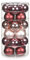 24 Christbaumkugeln GLAS 6cm // Weihnachtskugeln Baumkugeln Baumschmuck Weihnachtsdeko Kugeln Glaskugeln Dose, Farbe:Avenue of Romance ( rosa magnolie )