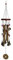 ROSENICE Windspiel, 4 Rohre 5 Glocken Klangspiel Windspiel