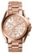 Michael Kors MK5503 Ladies Bradshaw Rose Gold Chronograph Watch