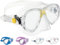 Cressi Marea Jr - Maske zum Tauchen und Schnorcheln, Klar/Gelb, Einheitsgröße, Kinder Unisex