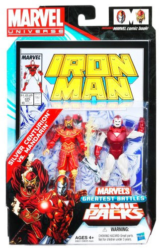 Marvel Universe Greatest Battles Action Figure 2Pack Silver Centurion Vs. Mandarin