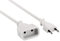 Electraline 20647012J Rallonge Prolongateur électrique 3 mt prise/fiche européen 6A - section 2x0,75 mm²