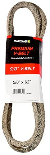 MaxPower Keilriemen 347607, kevlar verstärkt, 5/8 x 62 - 5L620 - Aussenlänge L(a) 1570 mm.