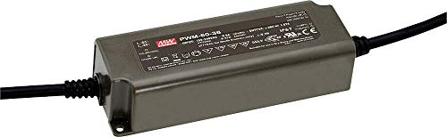 Unbekannt Mean Well PWM-60-12 LED-Treiber, LED-Trafo Konstantspannung, Konstantstrom 60W 5A 12 V/DC dimmbar, P