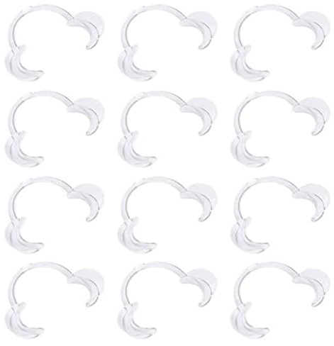 Vicloon Mouth Opener,12 Pcs Dental Mouth Opener,C-Shape Cheek Retractors,Mouthpieces Replacement Cheek Retractors for Open Mouth Game, Dentistry,Teeth Whitening,Suitable for Adults and Kids