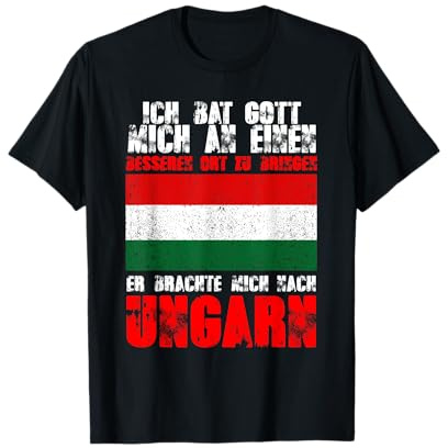 Ungarn Urlaub Reise Europa Sommer Lustig T-Shirt