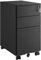SONGMICS Rollcontainer, unter Schreibtisch, mit 3 Schublade, vormontiert, abschließbarer Büroschrank mit Hängeregistratur, für Akten, Dokumente, Schreibwaren, 45 x 30 x 60 cm, schwarz OFC031B01