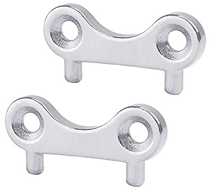 IDGGDI, 2 Pcs Stainless Steel Boat Gas Cap Keys, Heavy Duty, Spare Key for Marine Boat Yacht Fuel Tanks