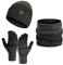 Daysskk Bonnet Echarpe Gants Homme 3 en 1 Bonnet Hiver Tricoté Homme Beanie Homme Cache Cou Homme Gants Tactile Hiver Homme Cadeau Homme