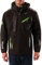 Geographical Norway Royaute Men - Veste Softshell Homme Impermeable - Manteau À Capuche Outdoor - Blouson Coupe Vent Tactique Resistant Hiver - Activites En Exterieur (Noir Vert 4XL)