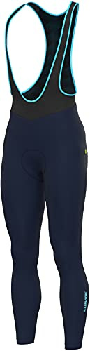 Alè Klimatik K-Atmo 2.0 Salopette Lunga Uomo, Blu Marino (Fondello 4h) - XL, Blu