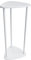 FIX 2 PLACE Blumensäule bis 63cm/ 25in hoch Weiss | Ständer für Blumen | Lautsprecherständer | Beistelltisch | klein Hocker | Indoor & Outdoor | Wetterfest