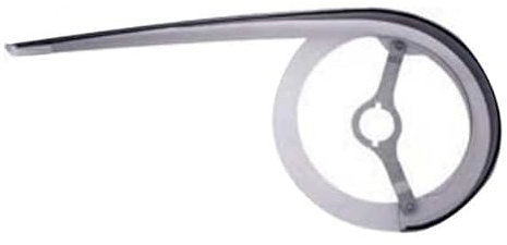Hesling Unisex – Erwachsene Cambio Kettenschützer, Transparent,Weiß, Einheitsgröße