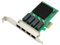 Shanrya Tarjeta de Red PCIe, Autocorrección Wake on LAN Tarjeta Gigabit Ethernet de 4 Puertos para Servidor