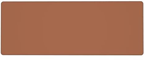 KIDINN Tapis de souris antidérapant pour bureau ou jeu Motif argile Marron