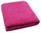 Saunatuch Badetuch 90 x 180 cm pink-Magenta, extra Lange und großzügige Größe, saugstarke Baumwolle, hergestellt aus 20/2 Ringgarn, hautsympathisch, fest und kräftig gewebt