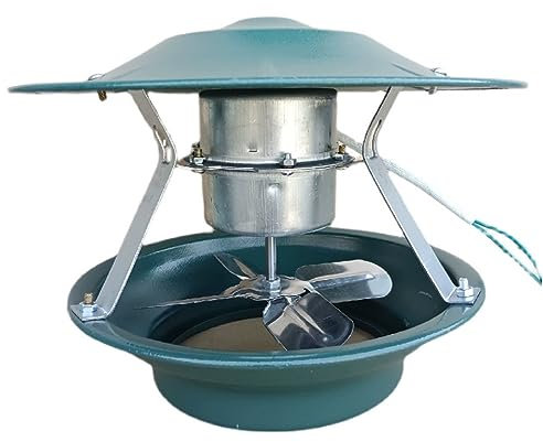 JHKJ Chimenea Ventilador de Chimenea, 50W Ventilador de Chimenea Ventilador de Tiro Inducido Ventilador de Escape de Chimenea Máquina de Humo de Escape Doméstico