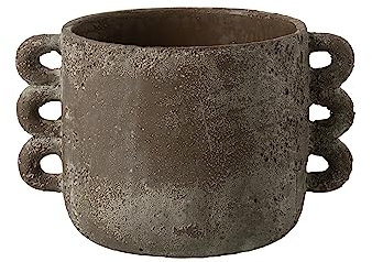 J-Line Pot de Fleurs Celia - céramique - Marron - Medium