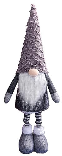 LEMCC Christmas Faceless Gnome Doll, Telescopic Gnome Doll, Handmade Swedish Tomte Gnome Plush Ornaments, Christmas Telescopic Doll for Xmas Gifts Home Holiday Tree Hanging Decor(#1)