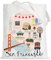 LEVLO San Francisco Reisetasche San Francisco Golden Souvenir Geschenk San Francisco Wiederverwendbare Einkaufstasche San Francisco Merch, San Francisco Tragetasche, Medium