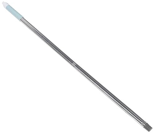 ORFOFE Replacement Broom Handle 22mm Stainless Steel Stick Plastic Grip for Sweeping and Floor Cleaning Random Colour Versatile Accessory