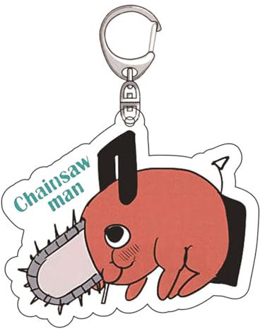 acsewater Halloween Anime Pochita Chainsaw Man Keychains Purse Handbag Bag Decoration Pochita Key Rings