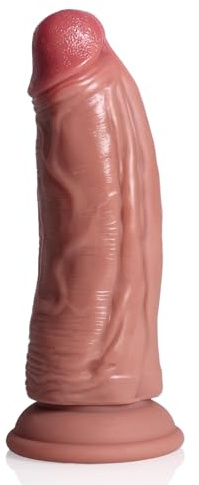 Gode XXL Réaliste en Silicone, 26 * 6,8 cm Gode Géant Épais Sans Boule pour un plus Profond, Gros Dildo avec Ventouse Forte, Plug Anal Réplique de Pénis Jouet Sexuel pour Femmes Hommes Gays