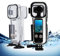 Custodia Impermeabile per Action Camera per Osmo Pocket 3, Custodia Protettiva per Immersione Subacquea Fino a 45 M con Lente Piatta in Vetro Temperato, Pulsante Touch Screen,
