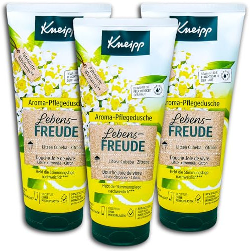 3 er Pack Kneipp Aroma-Pflegedusche Lebens-Freude Duschgel 3 x 200ml