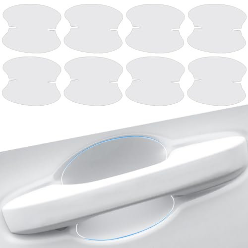 8 Stück Auto Türgriff Schutzfolie für VW Caddy 5 (V) SB I 2020-2024,TPU Lackschutzfolie Transparent Auto Türgriff Aufkleber Autotür-Griffmulden Auto Kratzschutz,Transparent