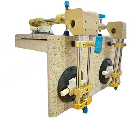 Suction Lifter 2Pcs 90 Degree Stone Seamless Seam Setter Corner Vertical Professional Countertop Installation Tool for Granite, Stone, Marble, Slab Worktop Suction Clamps