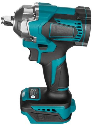 Llave de Impacto Inalámbrica Brushless 700Nm Atornillador Impacto Compatible con Makita 18V Batería Brushless Pistola de Impacto Bateria 1/2 Pistola de Impacto Electrica, 6 Tomas de Impacto