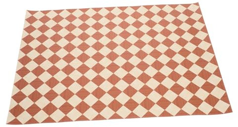 CHICAMPERA Miniatur Bodenbelag Für Puppenhaus Strapazierfähige Pu Fliesen Für Bastelprojekte Und Mini-Haus Dekoration Retro Karierte Fliesen Accessoire