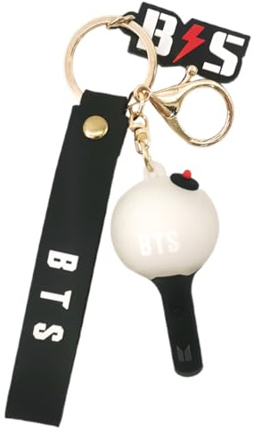 SUJEBKC Bts Schlüsselanhänger,Bts Fanartikel,Bts Lightstick,Blackpink,Kpop Keychain Für Fans,Bts Merch & Geschenk,Autoschlüssel & Handtasche Accessoire