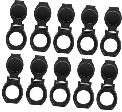 HONMEET 10 Stück Webcam Objektivdeckel aus Kunststoff Schwarze Kameraobjektivabdeckung für USB Kameras Leicht zu Nutzen ohne Netzwerkstörung