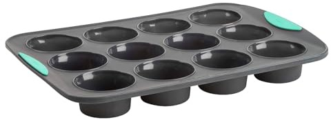 Muffin Backform 12er - Muffinform Antihaft für Cupcakes und Muffins