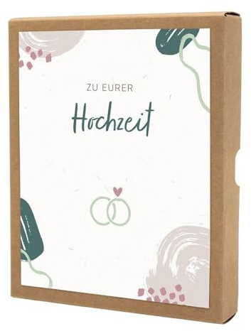 Zu eurer Hochzeit: Geldgeschenk-Set (Saatvogel Blumenkugeln)