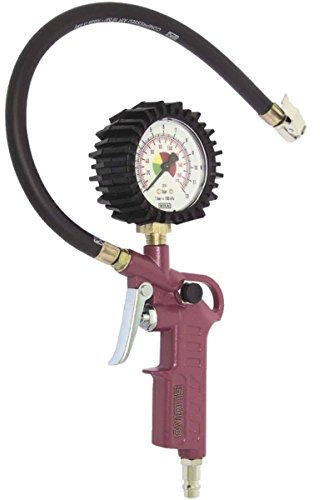 Elmag 42050 Hand Reifenfüller, 60 D Metallhandgriff mit Schutzkappe, 0-10 bar