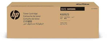 HP CLT-K6092S (SU216A) Original Toner Schwarz (Hohe Reichweite, Kompatibel mit: CLP-770ND, CLP-775ND)