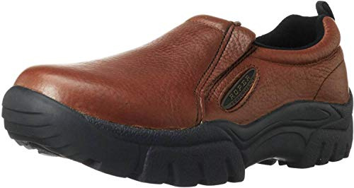 ROPER Mens Performance Slip On Casual Shoes - Brown - Size 10 W