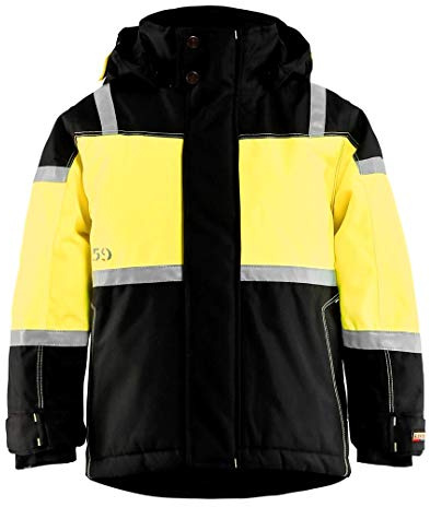 Blakläder 485819779933 C140 Kinder Jacke Winter Gr. C140 Schwarz/Gelb