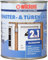 2in1 Türen und Fensterlack weiss inkl. Pinsel von E-Com24 zum Auftragen (2 in 1 750 ml glänzend)