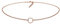 Elli Halskette Damen Choker Kreis Geo Look in 925 Sterling Silber Rosévergoldet