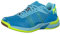 Kempa Damen Attack Contender Women Handballschuhe, Blau (Cyan/Bleu Ciel Clair/Jaune Fluo Cyan/Bleu Ciel Clair/Jaune Fluo), 36 EU