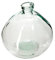 Jarrón Redondo Uly diám. 21 cm Cristal Reciclado Transparente