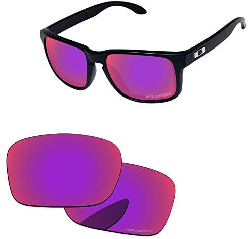 PapaViva Verres de rechange pour Oakley Holbrook XL OO9417, Midnight Sun - Polarized,